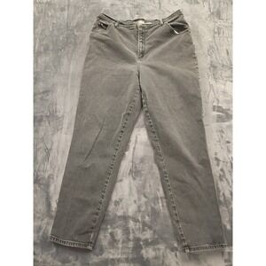 Just My Size‎ Straight Leg Jeans Womens 22W Gray Stretch High Rise Tall Casual